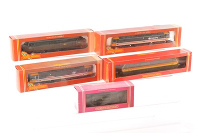 Lot 127 - Hornby 00 gauge Diesel and Electric Locomotives in original boxes (5)