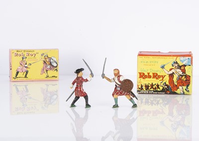 Lot 299 - A rare Sacul hollow-cast Walt Disney films Rob Roy and the Red Coat circa 1953