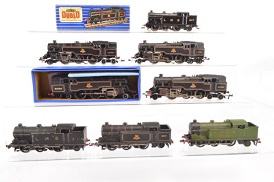 Lot 188 - Hornby-Dublo 00 Gauge 3-Rail LMS LNER and BR Tank Locomotives (9)