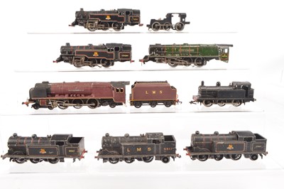 Lot 190 - Hornby-Dublo 00 Gauge 2 and 3-Rail Steam Locomotives for spares (10)