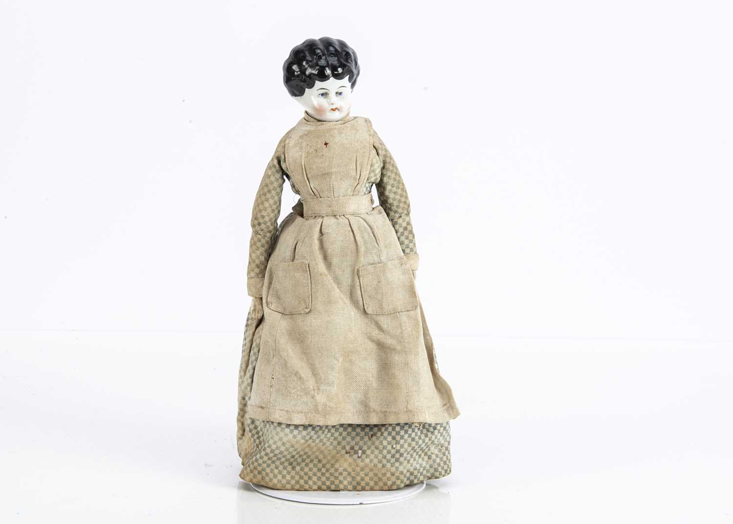 Lot 256 - A Hertwig china shoulder-head nurse doll