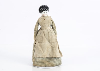 Lot 256 - A Hertwig china shoulder-head nurse doll