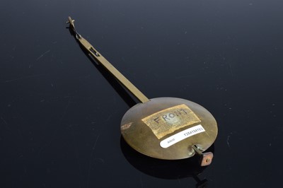 Lot 14 - A Victorian and later mahogany wall clock