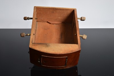 Lot 14 - A Victorian and later mahogany wall clock