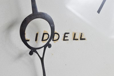 Lot 22 - A William IV or early Victorian large mahogany mantle clock from Liddell of Liverpool