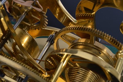 Lot 25 - A c1980s Epicyclic Clock from The Emperor Clocks Company Limited