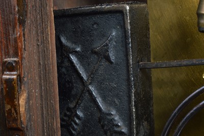 Lot 28 - A late 19th century German carved wooden mantle clock