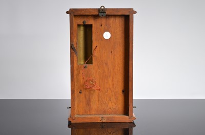 Lot 31 - An early 20th century electronic wall clock by Bulle