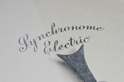 Lot 34 - A first half 20th century Synchronome Electric wall clock