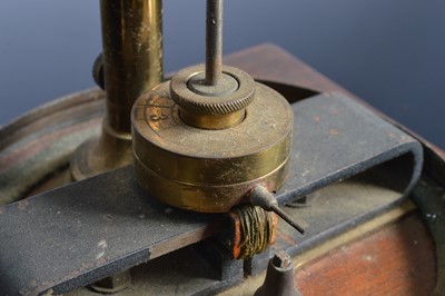 Lot 36 - An interesting early 20th century Exact patent electronic mantle clock