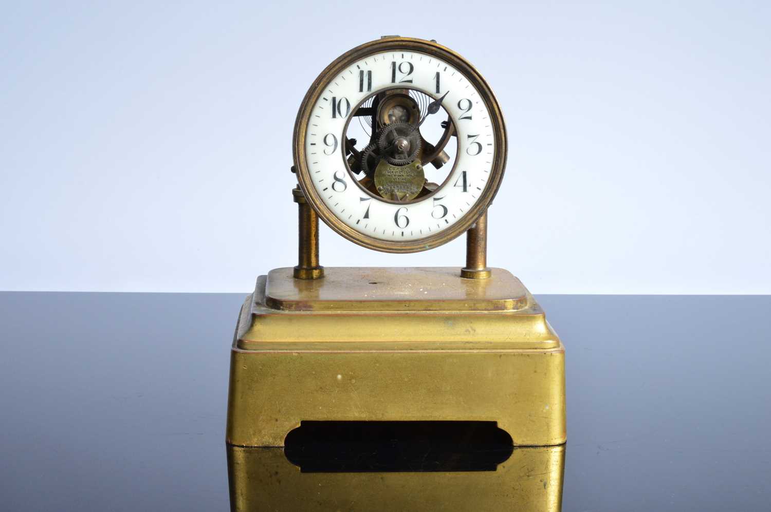 Lot 37 - An interesting early 20th century Eureka electronic mantle clock