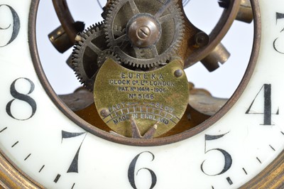 Lot 37 - An interesting early 20th century Eureka electronic mantle clock