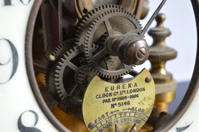 Lot 37 - An interesting early 20th century Eureka electronic mantle clock
