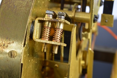 Lot 38 - An early 20th century Barr electronic mantle clock