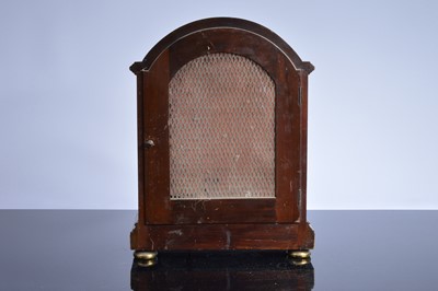 Lot 41 - An Edwardian mahogany mantle clock from Sir John Bennett Ltd