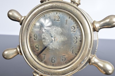 Lot 44 - An early 20th century Swedish silver novelty clock from A. Dragsted