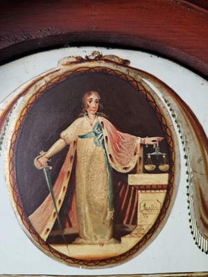 Lot 50 - An 18th century and later long case clock