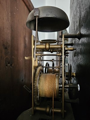 Lot 50 - An 18th century and later long case clock