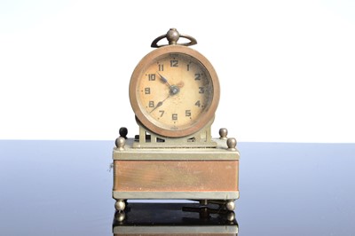 Lot 54 - A collection of fourteen travel and other timepieces