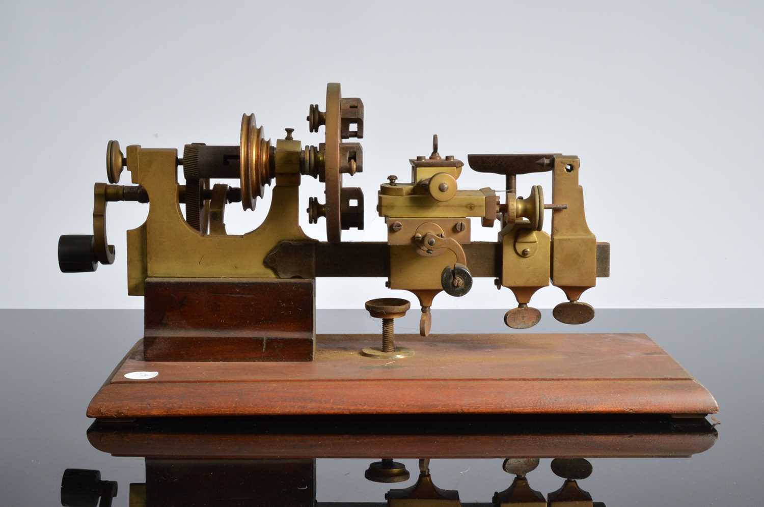 Lot 63 - A vintage watch makers lathe