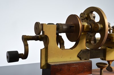 Lot 63 - A vintage watch makers lathe