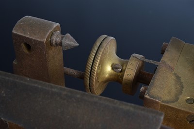 Lot 63 - A vintage watch makers lathe