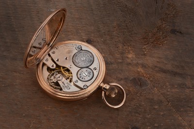 Lot 71 - An early George V period Thomas Russell & Son 9ct gold open faced pocket watch