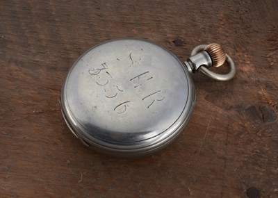 Lot 76 - An interesting late 19th century English Watch Company South East Railway nickel plated pocket watch