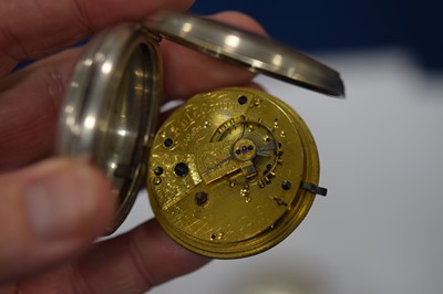 Lot 78 - Three Victorian silver pocket watches