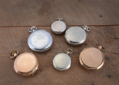 Lot 81 - Six various pocket watches