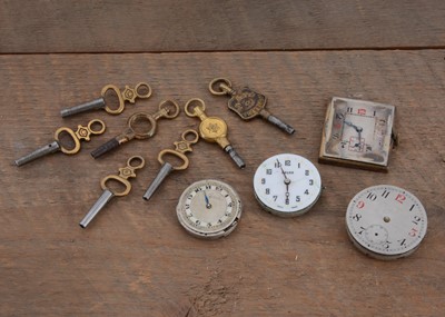 Lot 81 - Six various pocket watches