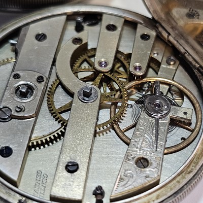 Lot 84 - Three silver Victorian and later open faced pocket watches and a gold plated example