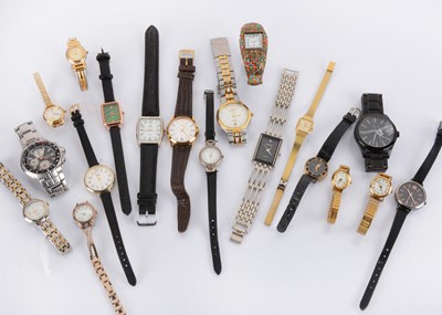 Lot 103 - A collection of modern wristwatches