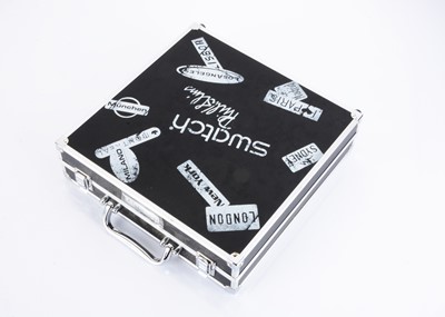 Lot 119 - A limited edition Swatch watch Phil Collins "Wake Up Call" set
