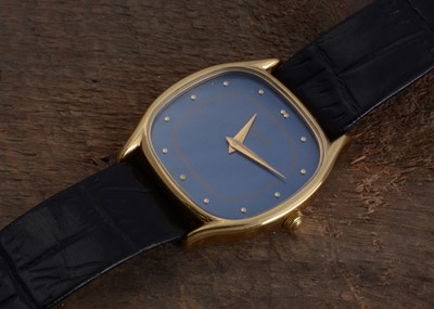 Lot 162 - A circa 1980s Favre-Leuba manual wind gold plated wristwatch