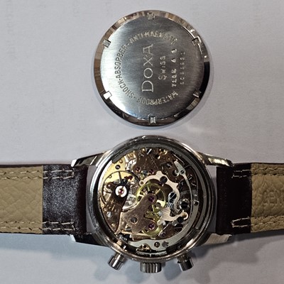 Lot 200 - An interesting c1960s Rotary Aquaplunge manual wind stainless steel wristwatch