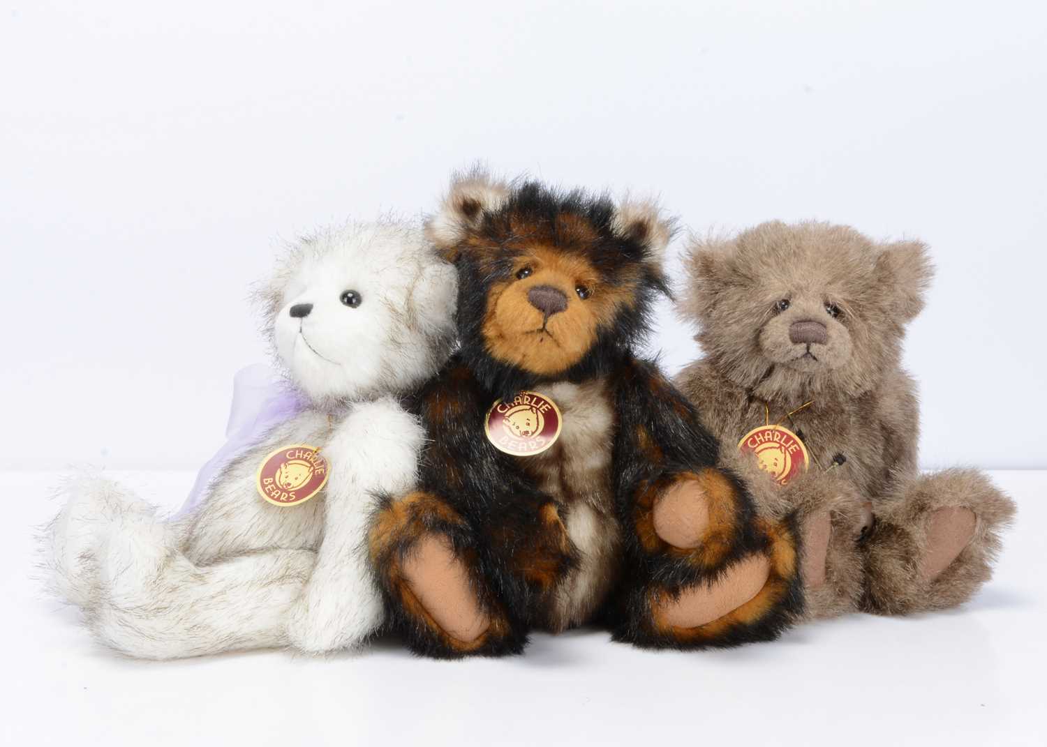 Lot 25 - Three Charlie Bears teddy bears