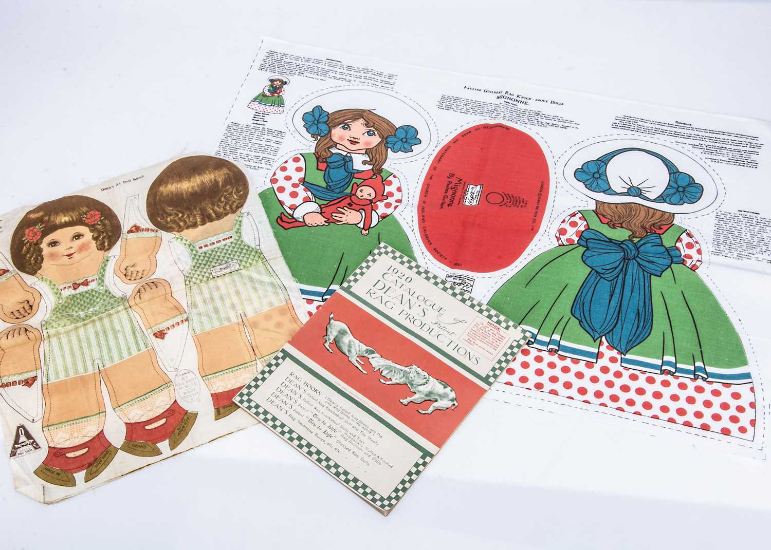 Lot 152 - A Dean’s Rag Book Co Baby Peggy A1 Doll Sheet No.S150