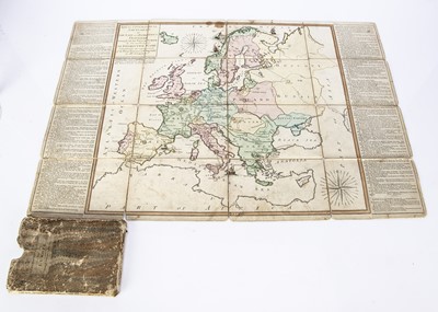Lot 405 - A Robert Sayer Geographical Game thro’ Europe dated 1787