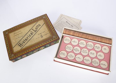 Lot 419 - A German game of Historical Lotto of Dr Edm Diruf