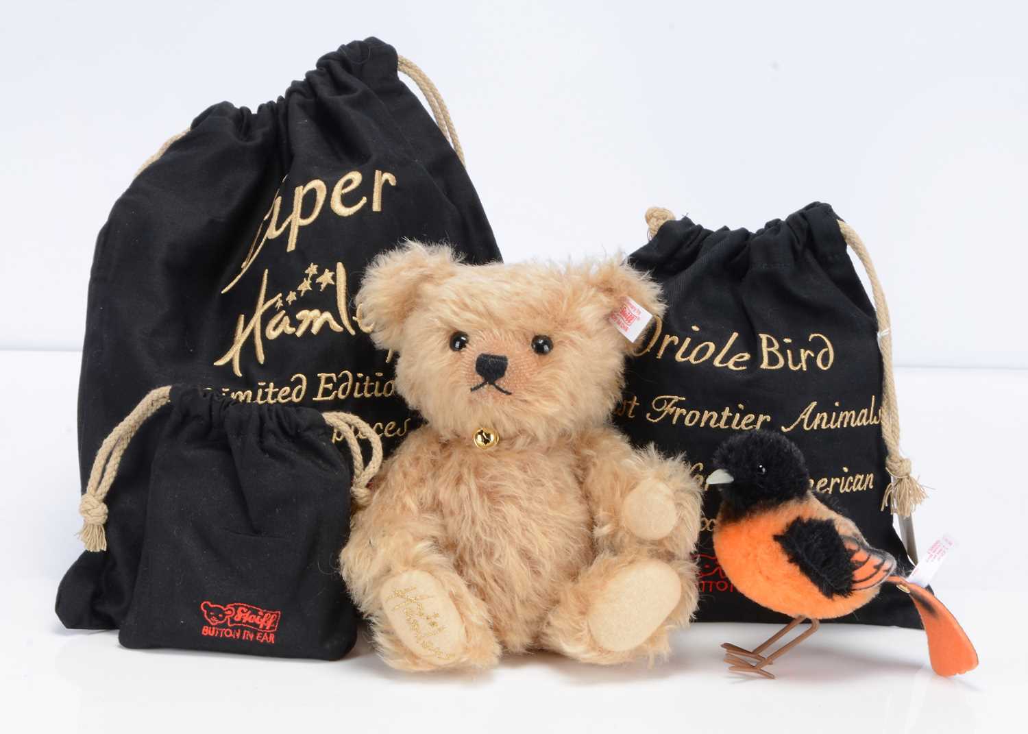Lot 313 - Two Steiff limited edition teddy bear- soft toys