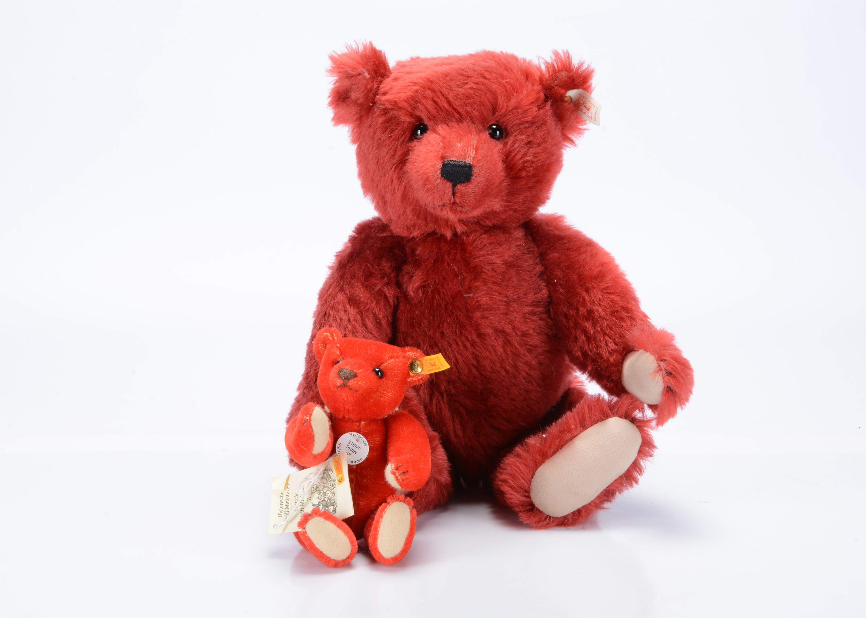 BEAR ベア 赤 red california vintage レア Vintage Red Bear Plush North American Bear Co., Inc (with