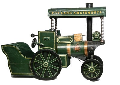 Lot 427 - A Fairground Coulson Jacksons ‘Toyland Amusements’ juvenile sit-in Showman’s Engine ride circa 1950