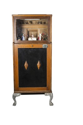 Lot 451 - A unique Nicholson of Blackpool Penny in the Slot working model ‘The Operating Theatre’ arcade machine circa 1935