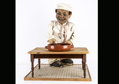 Lot 455 - An electric chef window display automata 1920-30s