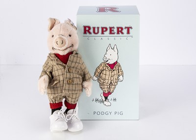 Lot 474 - A Steiff limited edition Rupert the Bear Classic Podgy Pig