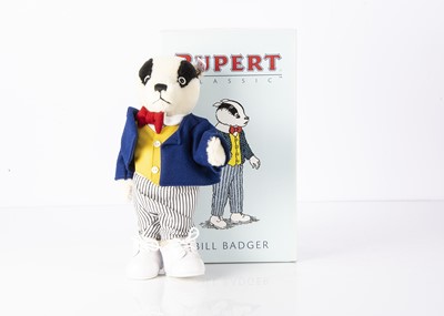 Lot 477 - A Steiff limited edition Rupert the Bear Classic Bill Badger