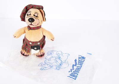 Lot 481 - A Merrythought limited edition Bonny Mac Bonzo replica dog