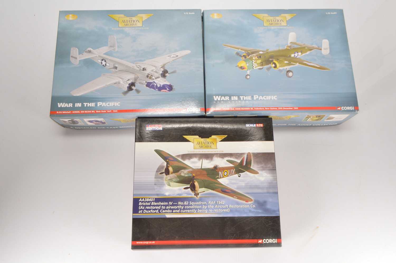 Lot 404 - Corgi Aviation Archive 1:72 Scale WWII Aircraft (3)