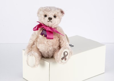 Lot 495 - A Steiff limited edition Hope The Breast Cancer Campaign Teddy Bear